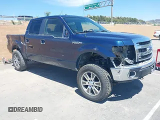 2014 Ford F-150 XL with VIN 1FTFW1EF1EKE11155, listed as a IAAI auction lot 42013793 with 245,476 mi miles and . Bid and sale history available at DreamBid. Image 1.