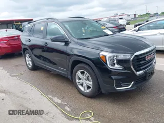 2024 GMC Terrain SLE with VIN 3GKALMEG0RL400735, listed as a IAAI auction lot 42188669 with 4,523 mi miles and . Bid and sale history available at DreamBid. Image 1.