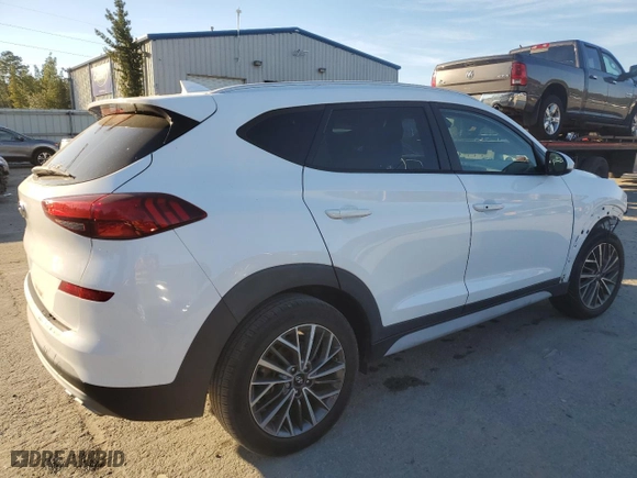 2019 Hyundai Tucson Night with VIN KM8J33AL1KU982750, listed as a Copart auction lot 80826894 with 50,315 mi miles and Salvage Title. Bid and sale history available at carsss.com. Image 3.