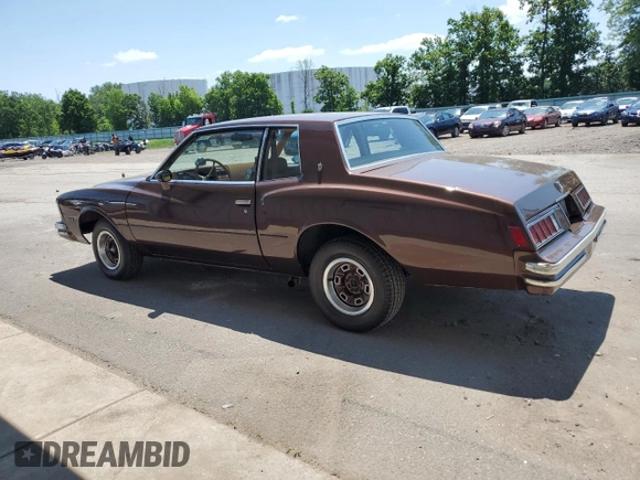 1978 Chevrolet Monte Carlo with VIN 1Z37U81479578, listed as a Copart auction lot 63252805 with 68,608 mi miles and Clean title. Bid and sale history available at DreamBid. Image 2.