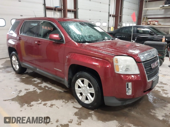 2012 GMC Terrain SLE-1 with VIN 2GKFLREK9C6363557, listed as a IAAI auction lot 41853633 with 156,557 mi miles. Bid and sale history available at carsss.com. Image 1.