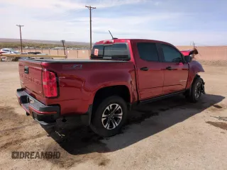 2021 Chevrolet Colorado 4WD Z71 with VIN 1GCGTDEN3M1294348, listed as a Copart auction lot 50336825 with 83,831 mi miles and Salvage title. Bid and sale history available at DreamBid. Image 3.