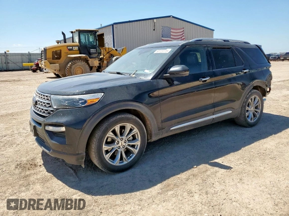 2020 Ford Explorer Limited z VIN 1FMSK7FH2LGC00152, wystawiony jako Copart lot #60723775 z przebiegiem 109 564 mil mil oraz Szkoda całkowita • Salvage title. Historia ofert i sprzedaży dostępna na DreamBid. Obrazek 1.
