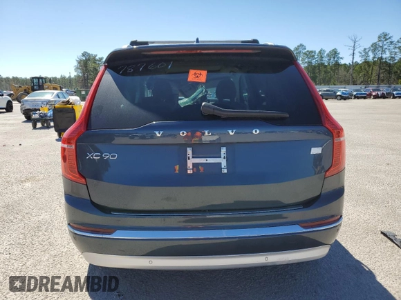 2022 Volvo XC90 Inscription with VIN YV4BR0CL9N1787601, listed as a Copart auction lot 47839415 with Not Provided miles and Salvage Title. Bid and sale history available at DreamBid. Image 6.