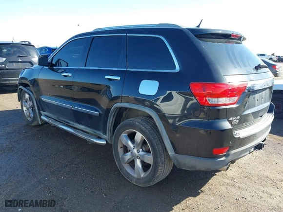 2011 Jeep Grand Cherokee Overland with VIN 1J4RR6GT4BC536445, listed as a IAAI auction lot 41102722 with 161,968 mi miles. Bid and sale history available at carsss.com. Image 3.