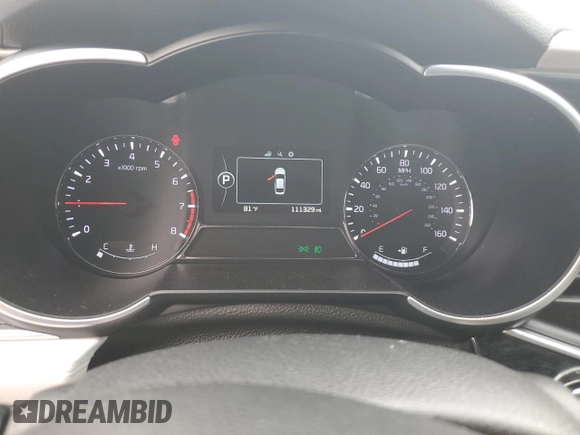 2014 Kia Optima SXL Turbo with VIN 5XXGR4A64EG348677, listed as a Copart auction lot 50593735 with 111,329 mi miles and Salvage Title. Bid and sale history available at DreamBid. Image 9.