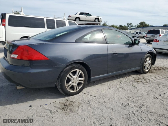 2007 Honda Accord Cpe LX with VIN 1HGCM72397A007018, listed as a Copart auction lot 43021415 with 165,883 mi miles and Non Repairable. Bid and sale history available at carsss.com. Image 3.
