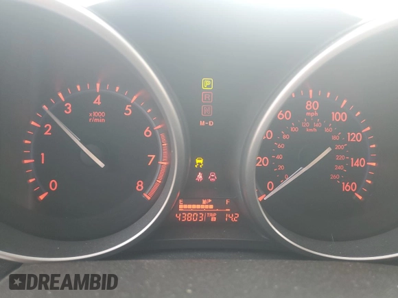 2011 Mazda 3 S Grand Touring with VIN JM1BL1W58B1472243, listed as a Copart auction lot 84862134 with 43,803 mi miles and Salvage Title. Bid and sale history available at DreamBid. Image 9.