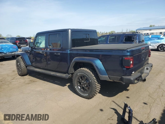 2025 Jeep Gladiator Willys с VIN 1C6PJTAG9SL512776, выставлен на аукционе Copart как лот 55458875 с пробегом 1 006 миль миль и Списание • Salvage title. История ставок и продаж доступна на DreamBid. Изображение 2.
