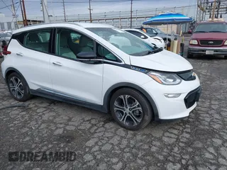 2017 Chevrolet Bolt EV Premier with VIN 1G1FX6S02H4134494, listed as a IAAI auction lot 41761891 with 123,033 mi miles. Bid and sale history available at carsss.com. Image 1.