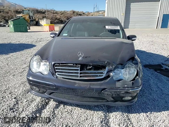 2007 Mercedes-Benz C 230 Sport with VIN WDBRF52H57F920704, listed as a Copart auction lot 41866955 with 93,551 mi miles and Salvage title. Bid and sale history available at DreamBid. Image 11.