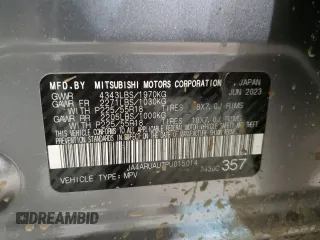 2023 Mitsubishi Outlander Sport ES with VIN JA4ARUAU7PU015014, listed as a Copart auction lot 82133493 with 4,715 mi miles and Salvage Title. Bid and sale history available at carsss.com. Image 12.