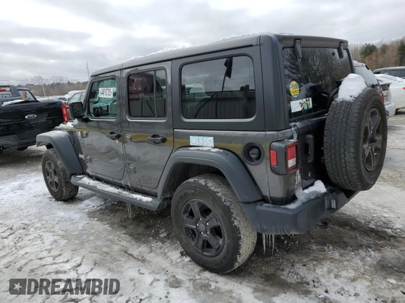 2018 Jeep Wrangler Unlimited Sport S z VIN 1C4HJXDG6JW302326, wystawiony jako Copart lot #44610725 z przebiegiem 74 081 mil mil oraz Szkoda całkowita • Salvage title. Historia ofert i sprzedaży dostępna na DreamBid. Obrazek 2.