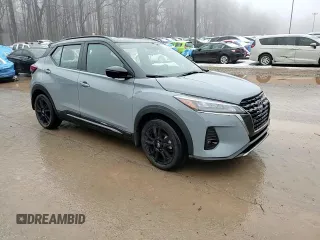 2023 Nissan Kicks SR with VIN 3N1CP5DV1PL506450, listed as a Copart auction lot 45346485 with 28,194 mi miles and Salvage Title. Bid and sale history available at DreamBid. Image 14.