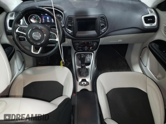2018 Jeep Compass Latitude with VIN 3C4NJDBB8JT180048, listed as a Copart auction lot 45653135 with 147,279 mi miles and Salvage title. Bid and sale history available at DreamBid. Image 8.
