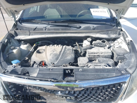 2015 Kia Sportage LX with VIN KNDPBCAC8F7690843, listed as a IAAI auction lot 41813154 with 124,885 mi miles and . Bid and sale history available at carsss.com. Image 10.