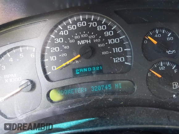 2003 Chevrolet Silverado 1500HD LS with VIN 1GCGC13U13F185851, listed as a IAAI auction lot 41941718 with 320,745 mi miles and . Bid and sale history available at DreamBid. Image 16.