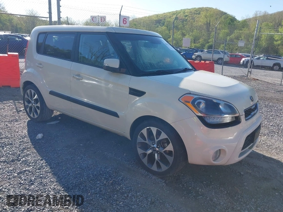 2013 Kia Soul + with VIN KNDJT2A6XD7488235, listed as a IAAI auction lot 42115372 with 156,256 mi miles and . Bid and sale history available at DreamBid. Image 1.