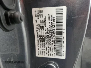 2010 Honda Element EX with VIN 5J6YH1H79AL006358, listed as a Copart auction lot 48414945 with 118,870 mi miles and Salvage Title. Bid and sale history available at DreamBid. Image 14.