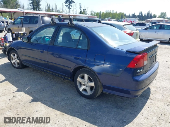 2004 Honda Civic EX with VIN 2HGES26734H582176, listed as a IAAI auction lot 42100181 with 145,456 mi miles and . Bid and sale history available at DreamBid. Image 3.