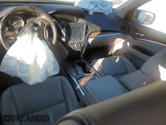 2020 Acura MDX w/Advance Pkg with VIN 5J8YD4H8XLL024402, listed as a Copart auction lot 81453144 with 0 mi miles and Salvage Title. Bid and sale history available at carsss.com. Image 8.