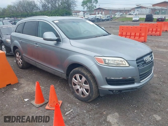 2007 Audi Q7 Premium with VIN WA1BY94L07D076891, listed as a IAAI auction lot 41944191 with 147,019 mi miles. Bid and sale history available at carsss.com. Image 1.