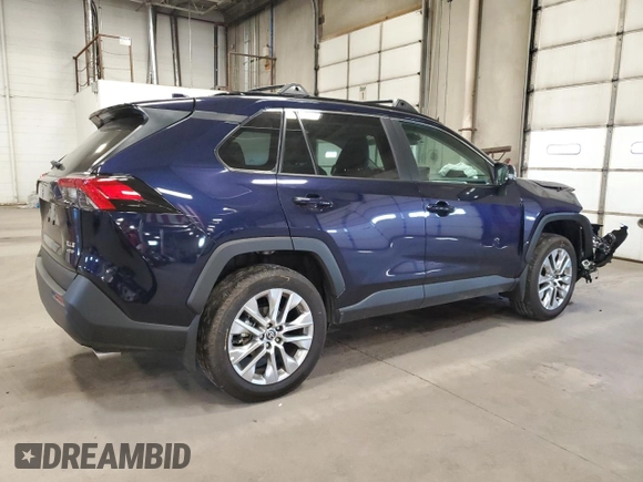 2025 Toyota RAV4 XLE Premium with VIN 2T3A1RFV3SW520863, listed as a Copart auction lot 55786675 with 13,069 mi miles and Salvage title. Bid and sale history available at DreamBid. Image 3.