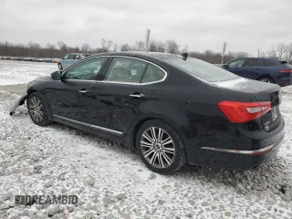 2014 Kia Cadenza Premium with VIN KNALN4D75E5145832, listed as a Copart auction lot 47038625 with 120,013 mi miles and Salvage Title. Bid and sale history available at carsss.com. Image 2.