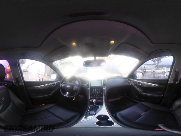 2014 Infiniti Q50 with VIN JN1BV7AP8EM675841, listed as a IAAI auction lot 41582924 with 139,637 mi miles. Bid and sale history available at carsss.com. Image 20.