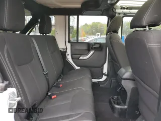 2018 Jeep Wrangler Unlimited Sahara with VIN 1C4HJWEG4JL922375, listed as a Copart auction lot 55333765 with 111,986 mi miles and Salvage title. Bid and sale history available at DreamBid. Image 11.