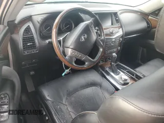 2013 Infiniti QX56 with VIN JN8AZ2NE3D9061052, listed as a Copart auction lot 73925854 with 0 mi miles and Salvage Title. Bid and sale history available at carsss.com. Image 8.