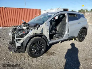 2024 Nissan Murano SV with VIN 5N1AZ2BJ6RC126074, listed as a Copart auction lot 87639195 with 980 mi miles and Non Repairable. Bid and sale history available at carsss.com. Image 1.