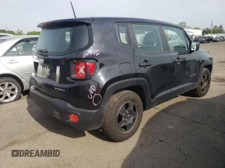 2017 Jeep Renegade Sport with VIN ZACCJAAB7HPE78941, listed as a Copart auction lot 56393015 with 99,538 mi miles and Salvage title. Bid and sale history available at DreamBid. Image 3.