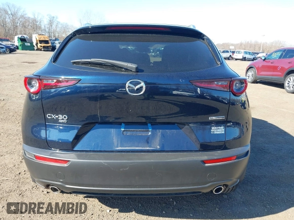 2024 Mazda CX-30 2.5 S Select Sport with VIN 3MVDMBBM3RM613417, listed as a IAAI auction lot 41768210 with 2,374 mi miles. Bid and sale history available at carsss.com. Image 16.