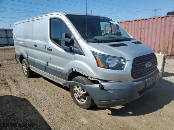 2015 Ford Transit Van with VIN 1FTYR1ZG9FKA58023, listed as a Copart auction lot 71773574 with NaN miles and Salvage Title. Bid and sale history available at carsss.com. Image 4.