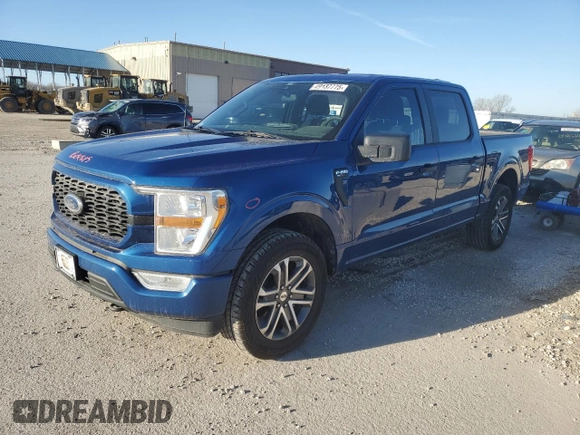 2022 Ford F-150 XL with VIN 1FTEW1EP7NKD02073, listed as a Copart auction lot 49137775 with 86,765 mi miles and Salvage Title. Bid and sale history available at DreamBid. Image 1.