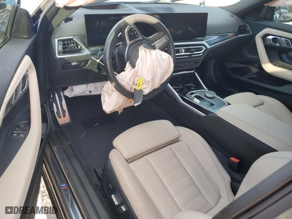 2023 BMW 2 Series M240i with VIN 3MW43CM0XP8D21075, listed as a Copart auction lot 87196294 with 16,229 mi miles and Salvage Title. Bid and sale history available at carsss.com. Image 8.