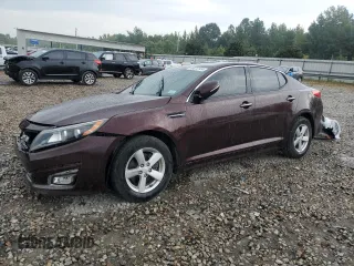 2014 Kia Optima LX with VIN 5XXGM4A76EG266117, listed as a Copart auction lot 66970104 with 81,446 mi miles and Salvage Title. Bid and sale history available at carsss.com. Image 1.
