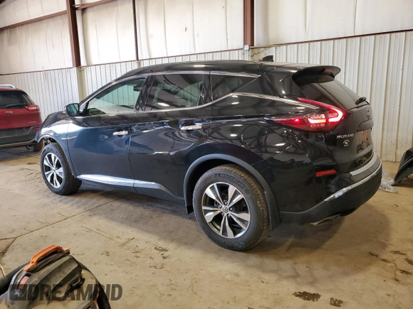 2020 Nissan Murano SV with VIN 5N1AZ2BS3LN170439, listed as a Copart auction lot 50341155 with 34,906 mi miles and Salvage Title. Bid and sale history available at DreamBid. Image 2.