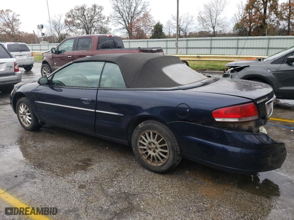 2002 Chrysler Sebring LXi with VIN 1C3EL55R22N329259, listed as a Copart auction lot 80549924 with 101,518 mi miles and Salvage Title. Bid and sale history available at carsss.com. Image 2.
