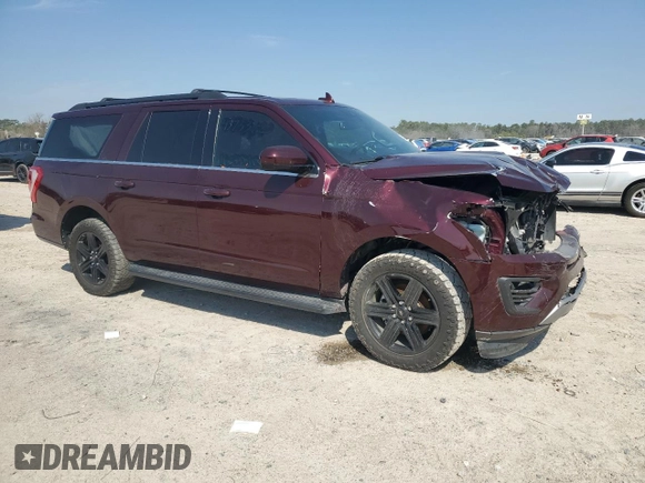 2021 Ford Expedition Max XLT with VIN 1FMJK1HT3MEA44100, listed as a Copart auction lot 43753625 with 85,031 mi miles and Salvage title. Bid and sale history available at DreamBid. Image 4.