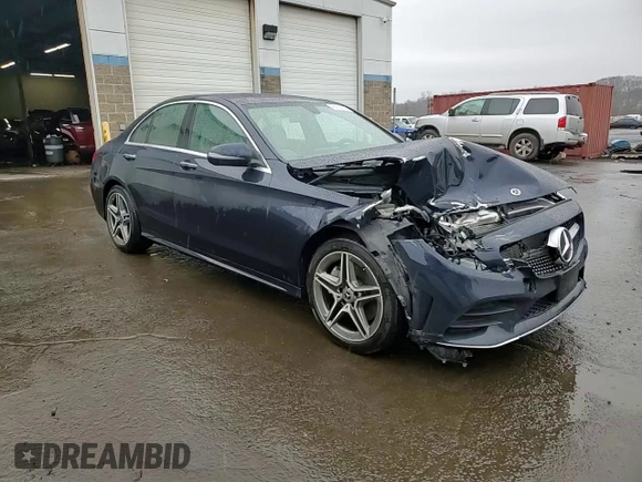 2021 Mercedes-Benz C 300 with VIN W1KWF8EB8MR644824, listed as a Copart auction lot 46286505 with 27,075 mi miles and Non Repairable. Bid and sale history available at carsss.com. Image 13.