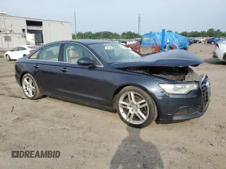2015 Audi A6 Premium Plus with VIN WAUGFAFC5FN034951, listed as a Copart auction lot 58916435 with 121,560 mi miles and Clean title. Bid and sale history available at DreamBid. Image 4.