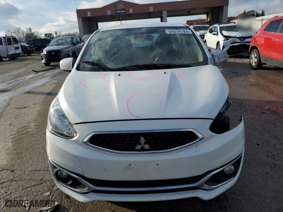2020 Mitsubishi Mirage ES with VIN ML32A3HJ9LH000866, listed as a Copart auction lot 84034784 with 70,740 mi miles and Salvage Title. Bid and sale history available at carsss.com. Image 5.
