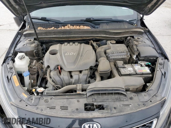2015 Kia Optima LX with VIN KNAGM4A76F5663684, listed as a Copart auction lot 57304855 with 98,523 mi miles and Salvage title. Bid and sale history available at DreamBid. Image 11.