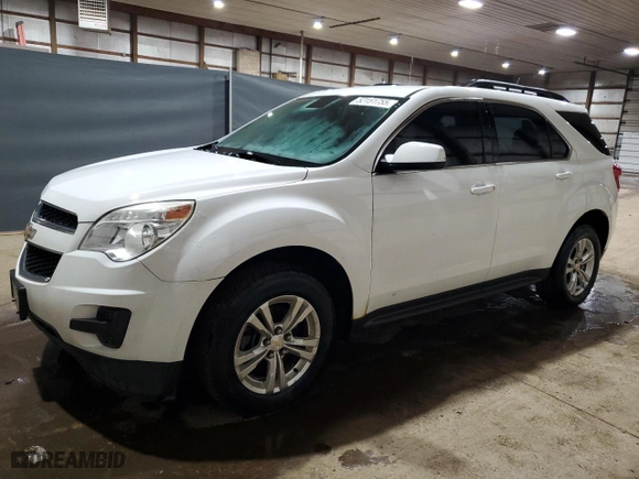 2015 Chevrolet Equinox LT with VIN 2GNALBEK8F1156146, listed as a Copart auction lot 52151755 with 107,301 mi miles and Clean Title. Bid and sale history available at carsss.com. Image 1.