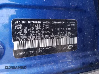 2017 Mitsubishi Outlander Sport ES 2.0 with VIN JA4AP3AUXHZ035407, listed as a Copart auction lot 45696424 with 101,939 mi miles and Salvage Title. Bid and sale history available at carsss.com. Image 13.