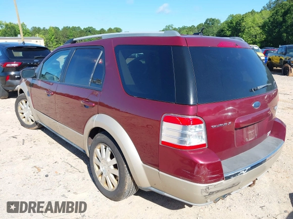 2008 Ford Taurus X Eddie Bauer with VIN 1FMDK08W78GA30664, listed as a IAAI auction lot 42537190 with 187,263 mi miles and . Bid and sale history available at DreamBid. Image 3.