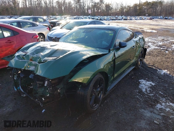 2022 Ford Mustang GT with VIN 1FA6P8CFXN5113099, listed as a IAAI auction lot 41243998 with 9,475 mi miles and . Bid and sale history available at DreamBid. Image 6.