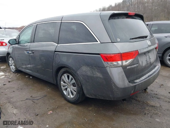 2016 Honda Odyssey EX-L with VIN 5FNRL5H64GB019392, listed as a IAAI auction lot 41562578 with 166,483 mi miles. Bid and sale history available at carsss.com. Image 3.